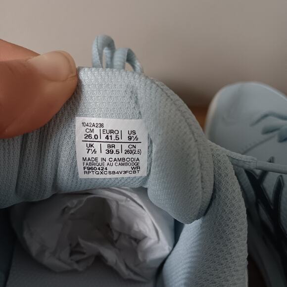 ASICS Gel-Dedicate 8 Pickleball Women's Size 9.5 Cool Grey/ Vintage Indigo - Picture 8 of 11